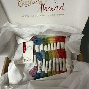 Mary Corbet's Needle n Thread "Wildflowers in Wool" Hand Embroidery Kit Complete